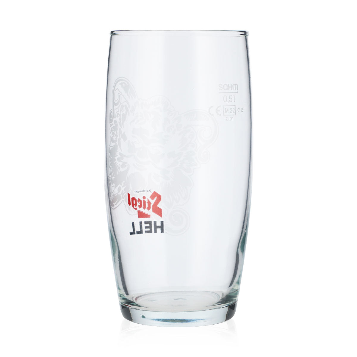6 verres à bière Stiegl de 0,5 l, modèle « Tumbler », verre clair, logo blanc, verre à whisky Sahm (lot de 6) – Vue 3