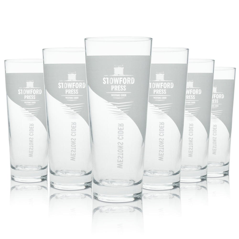 6 verres à long drink Stowford Cider Relief 500 ml rastal
