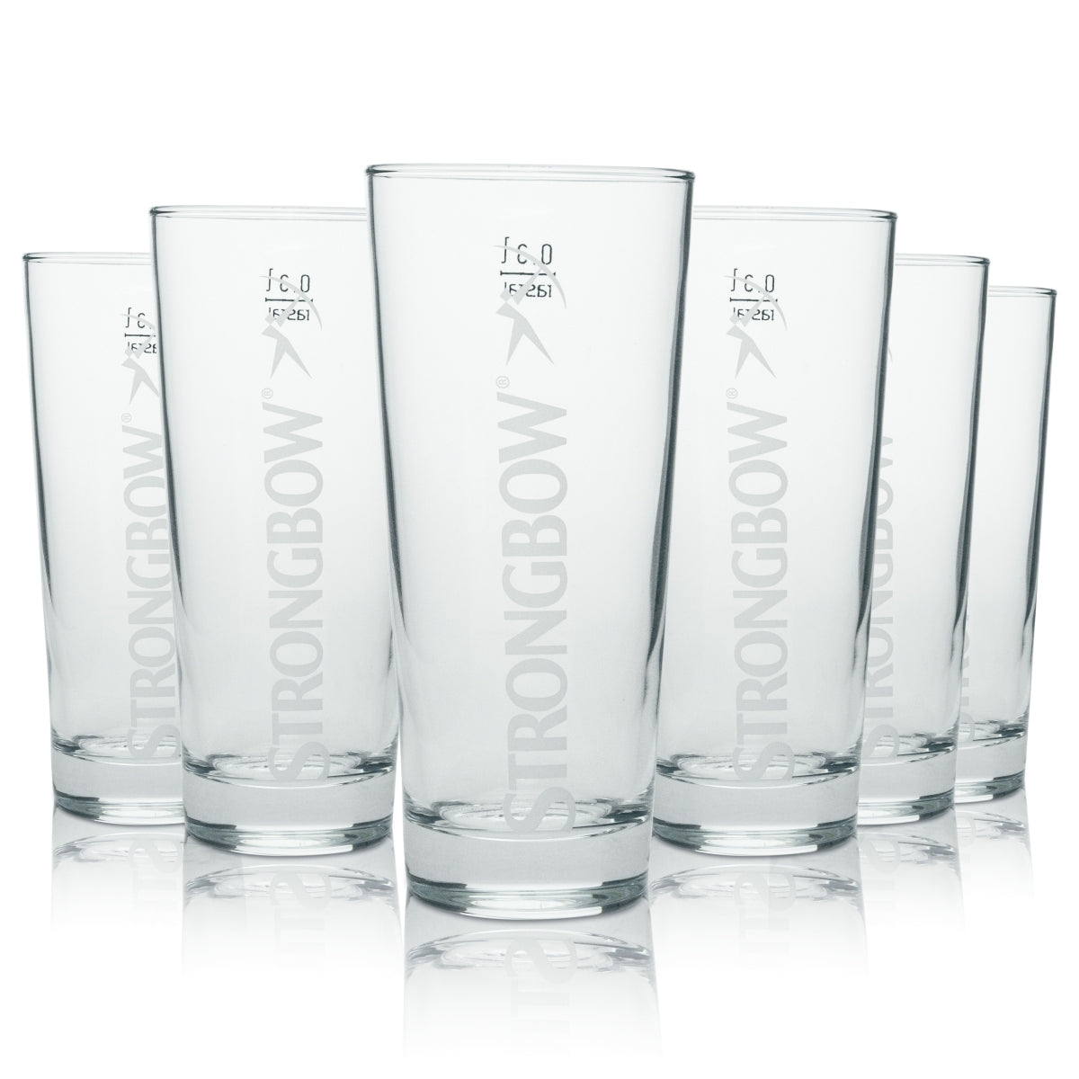 6 verres à long drink Strongbow Cider 300 ml rastal