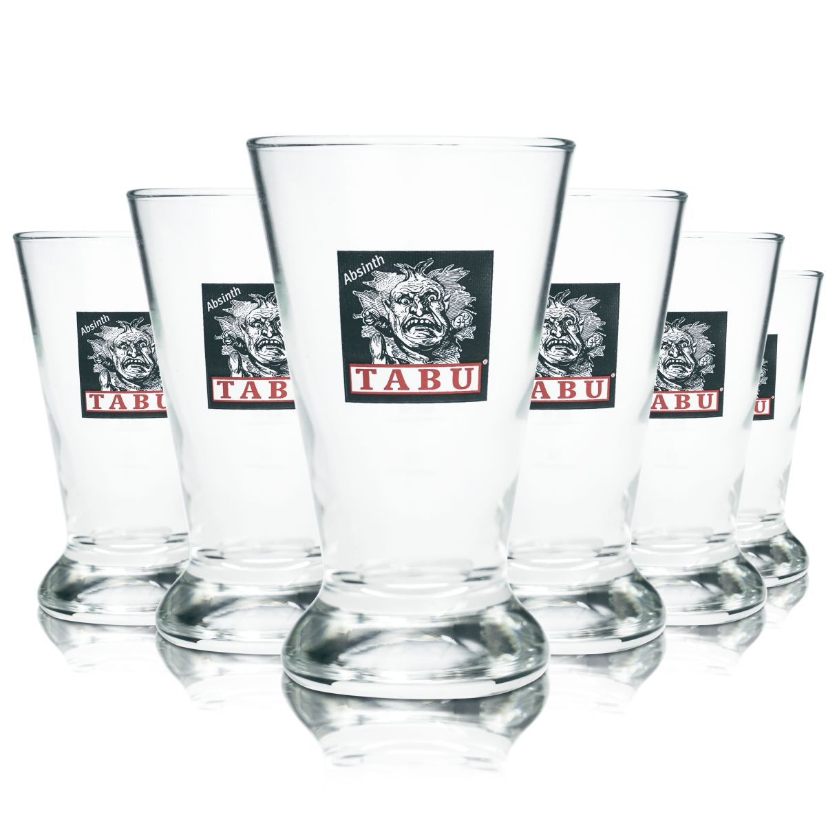 6 verres à absinthe Tabu 0,25 l Verres tumbler en forme de V Verres à long drink Liqueur suisse