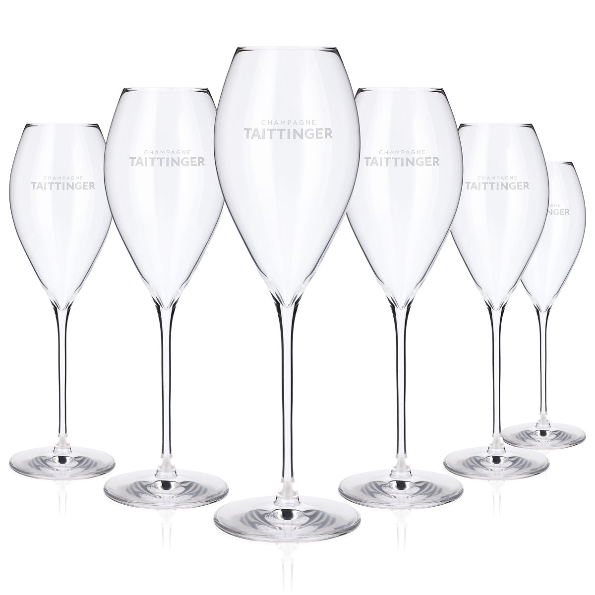 6x Taittinger Champagne Flûte à champagne Verre à champagne 30 cl Lehmann Initial