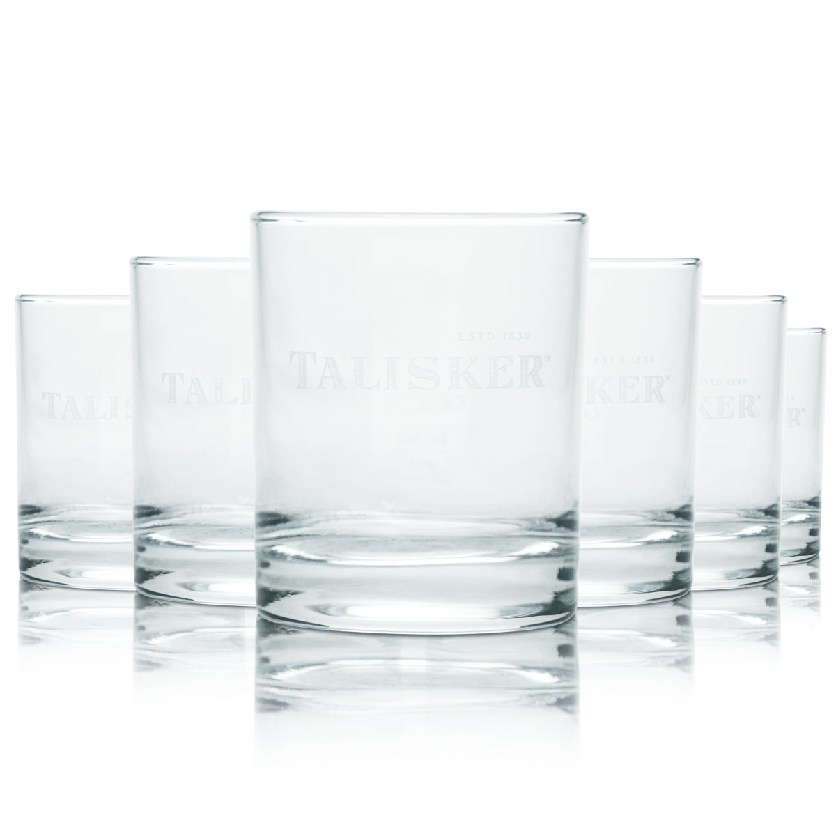 6 verres à whisky Talisker 0,25 l, gobelets, verres à whisky single malt écossais