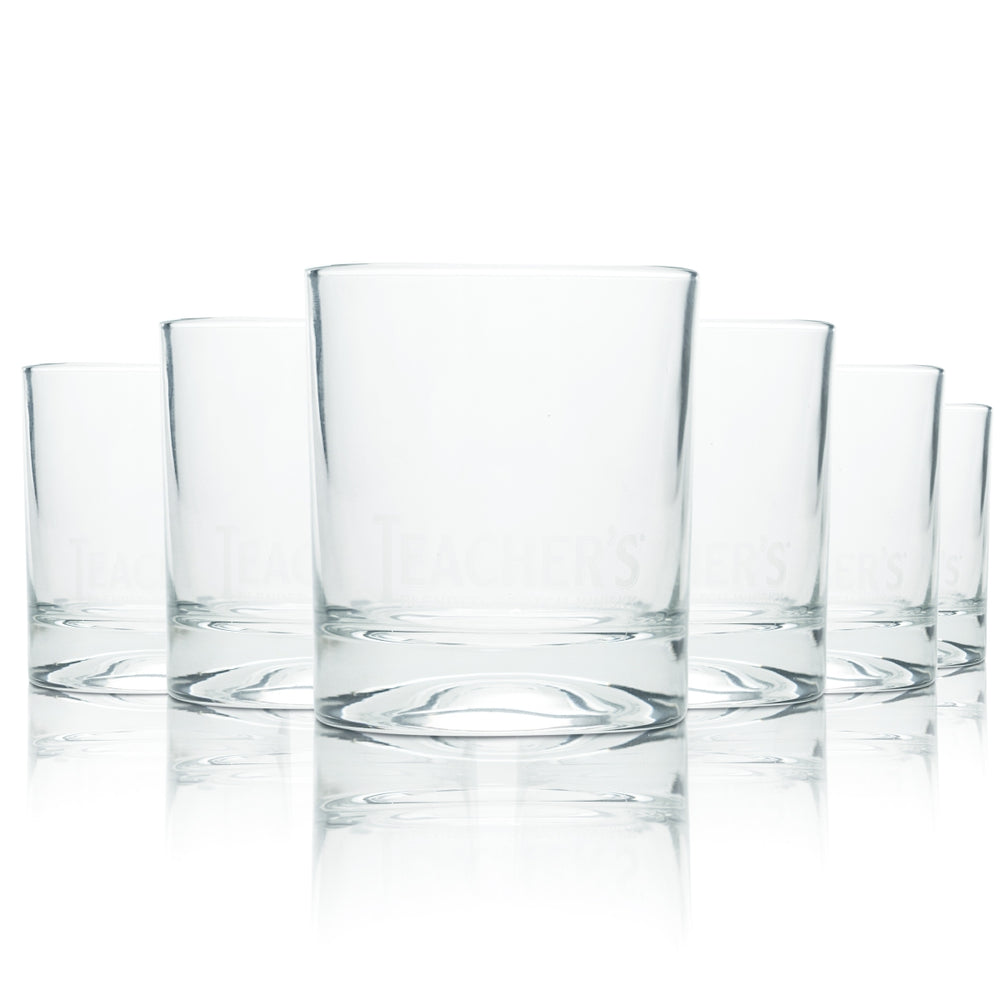 6 verres à whisky Teachers 0,3 l, verres à long drink, verres à scotch, verres à bourbon