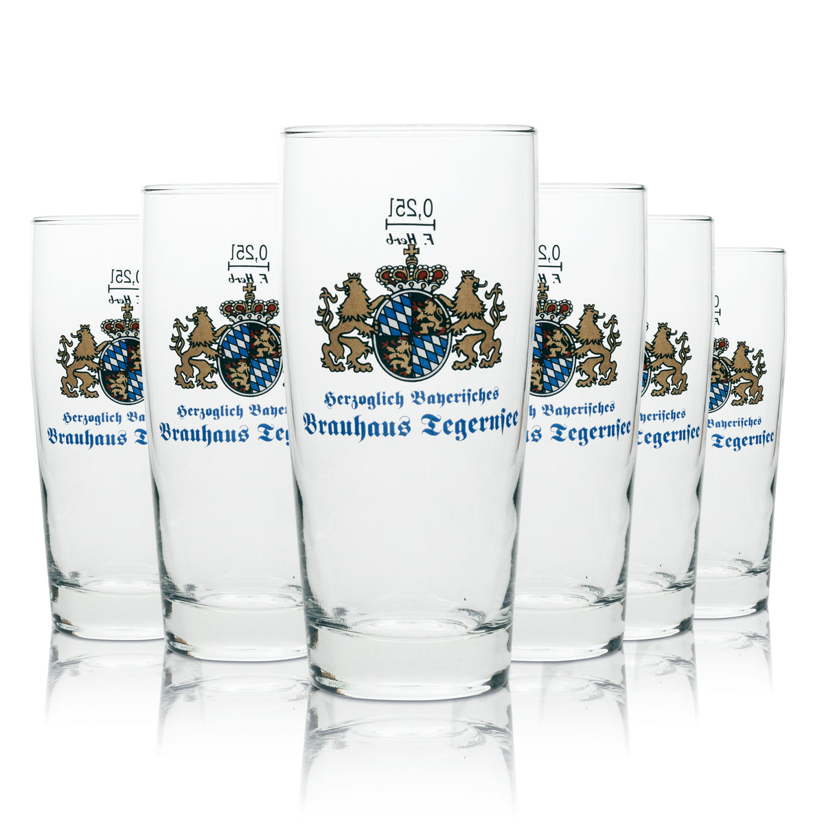 6 verres à bière Tegernsee 0,25 l Sahm – Vue 4