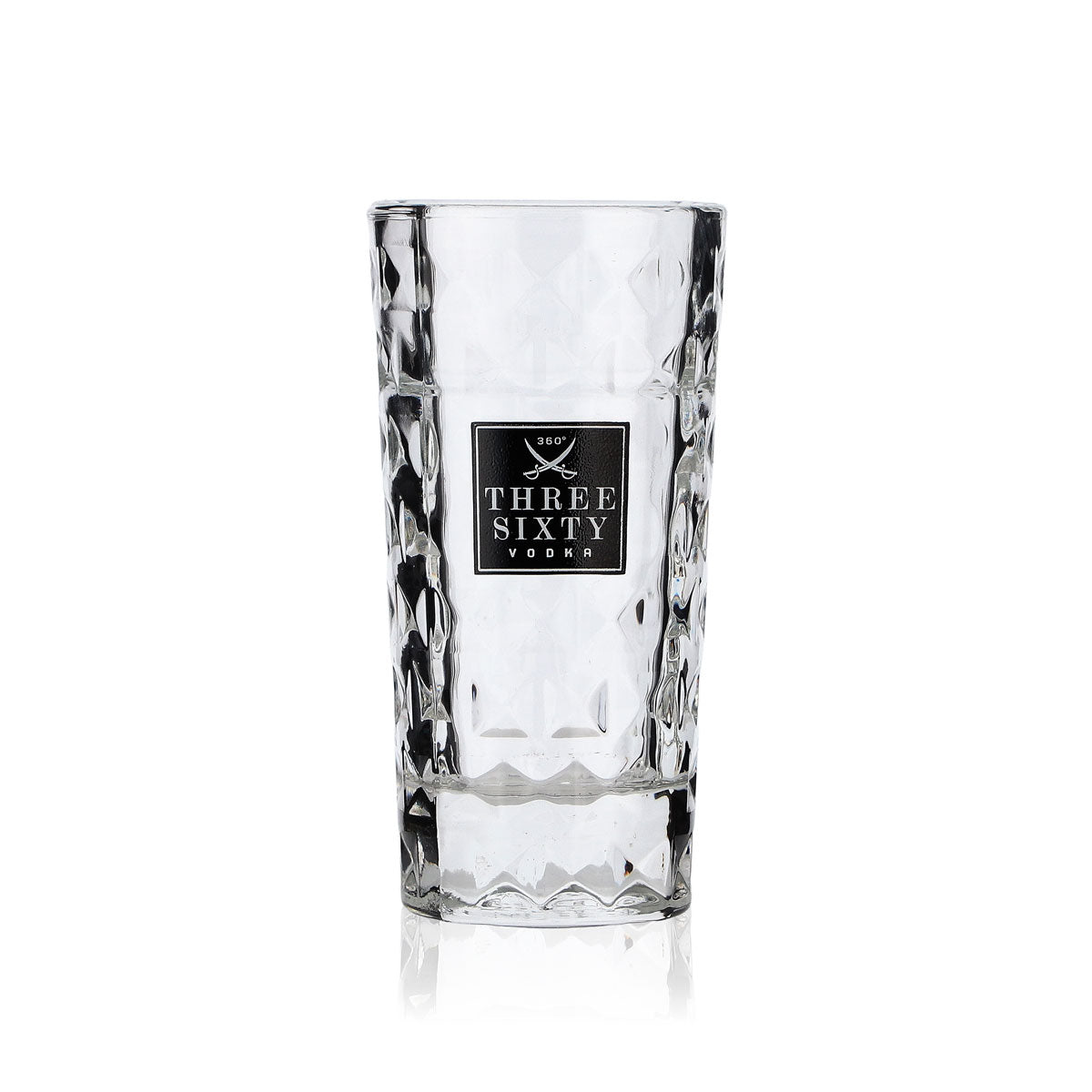 6x Three Sixty Verres à schnaps 4 cl Set de verres à shot Stamper Vodka Design en relief – Vue 2