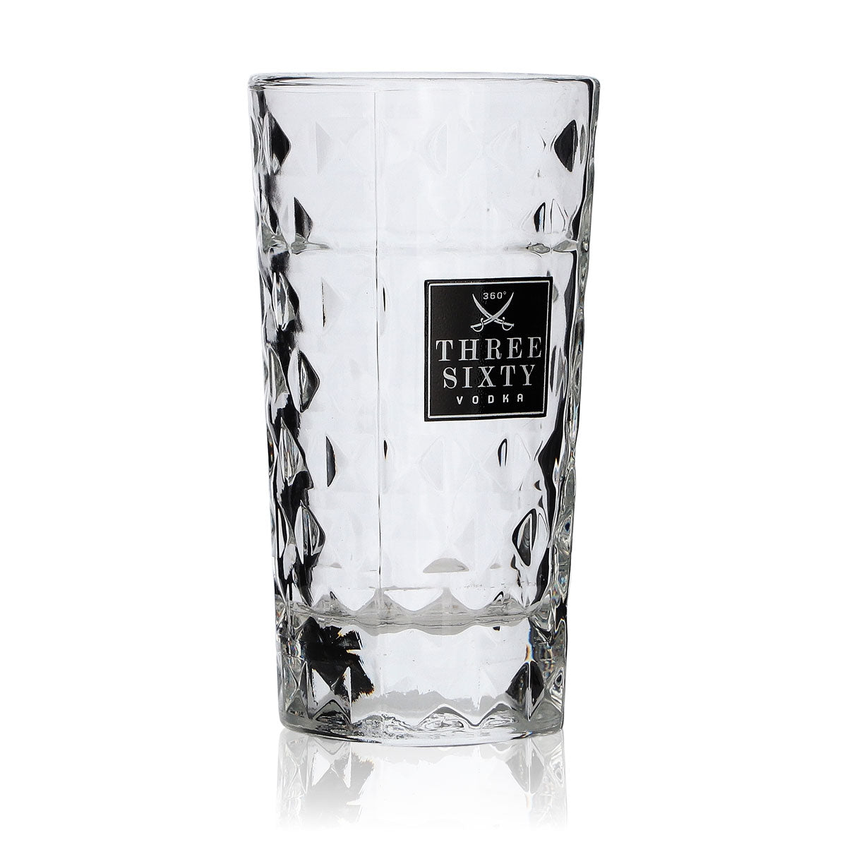 6x Three Sixty Verres à schnaps 4 cl Set de verres à shot Stamper Vodka Design en relief – Vue 3