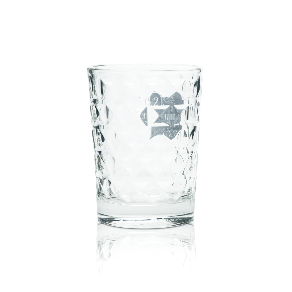 6 verres Three Sixty Vodka 0,2 l, verres à cocktail ronds avec relief – Vue 3