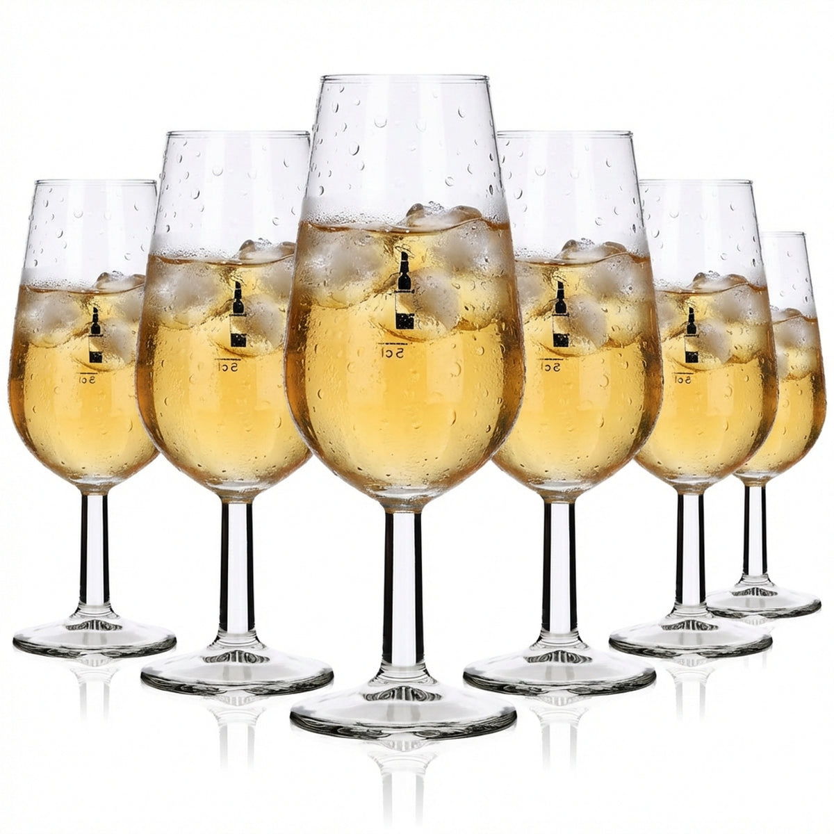 6 verres à vin Tio Pepe 0,17 l, verres à dégustation