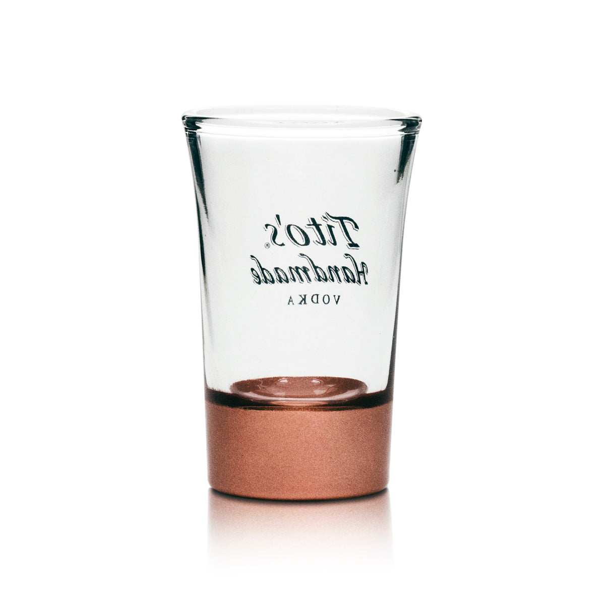 6 verres à shot Titos Vodka 2 cl avec fond en cuivre – Vue 3