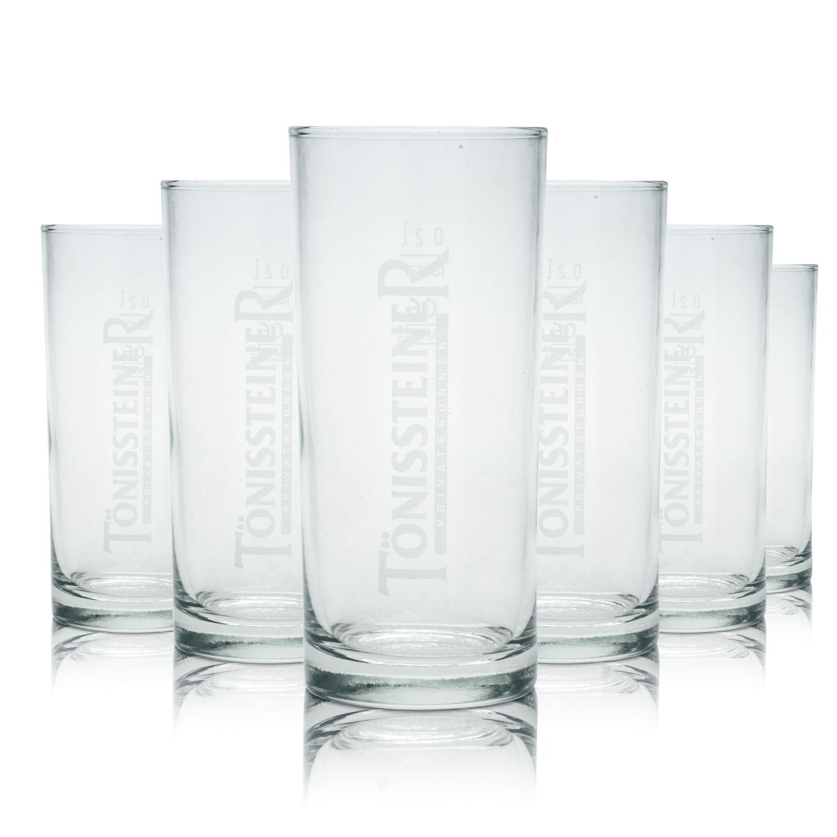 6 verres Tönissteiner 0,2 l Willi Becher eau minérale gazeuse, set de verres limonade