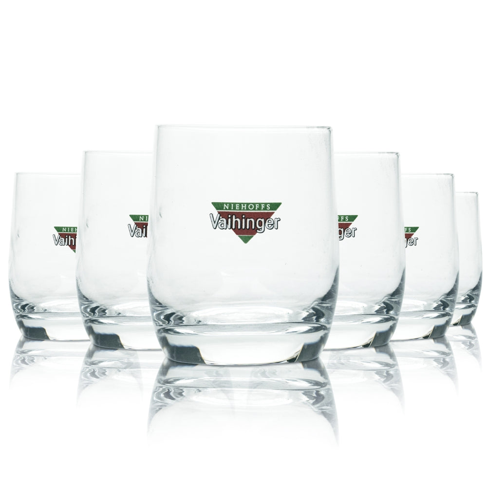 6x gobelets en verre Vaihinger 0,19 l, verres à eau minérale et à soda, pour la restauration