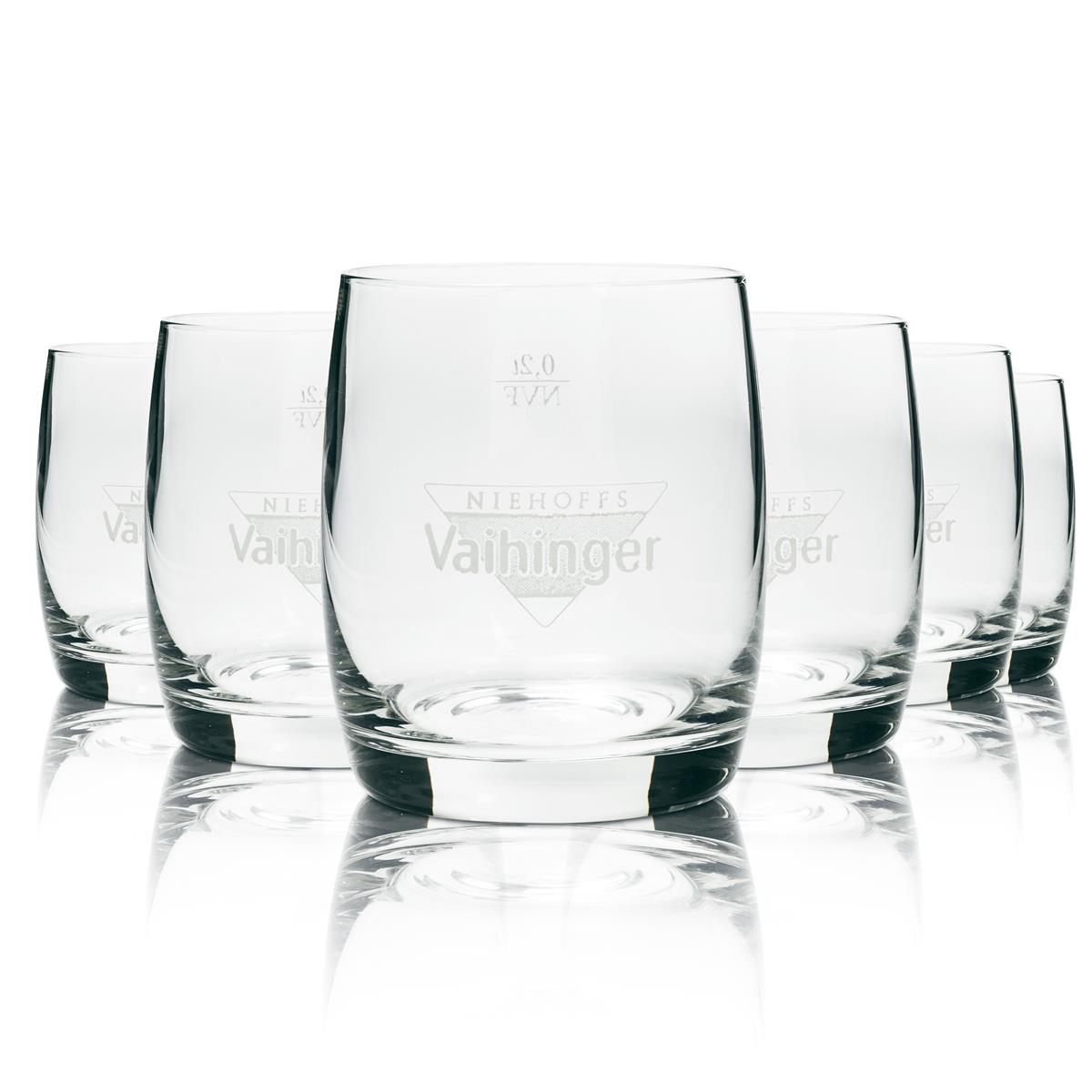 6x Verres à jus Vaihinger 0,2 l, gobelets bistrot