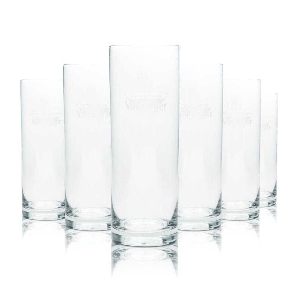 6x Verres à eau Vaihinger 0,4 l, gobelet, tige, verres ronds, gastronomie, long drink