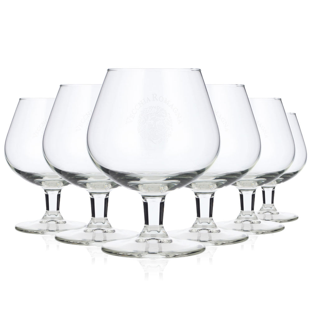 6 verres à brandy Vecchia Romagna de 0,25 l, modèle Schwenker Durobor (lot de 6)