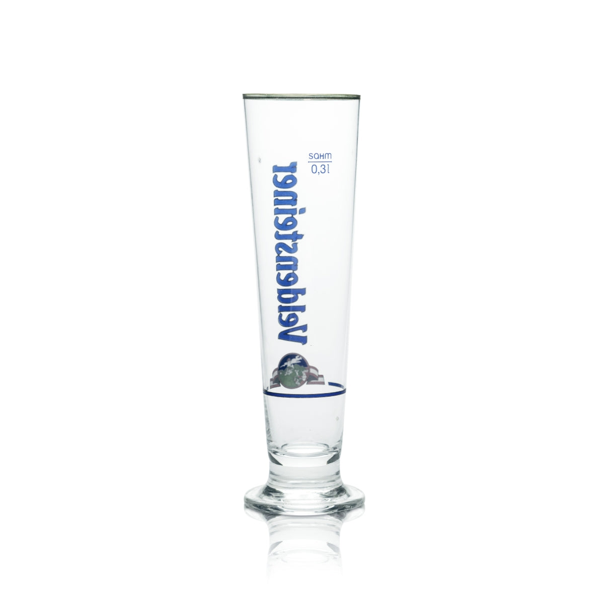 6 verres Veldensteiner 0,3 l, forme tulipe, bord argenté, brasserie Gastro – Vue 3