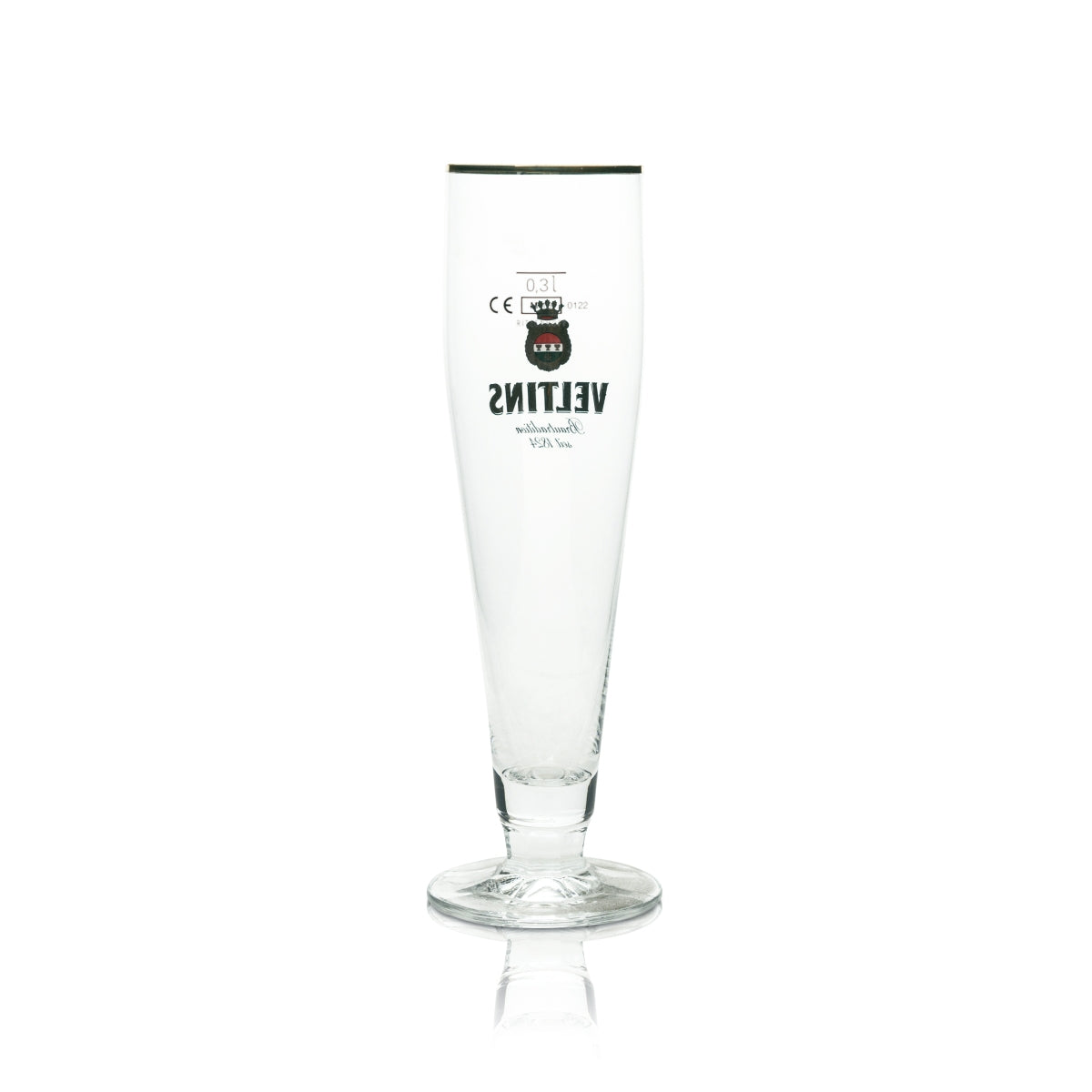 6 verres à bière Veltins 0,3 l, bord doré, Ritzenhoff, tulipe, Pils Export – Vue 3