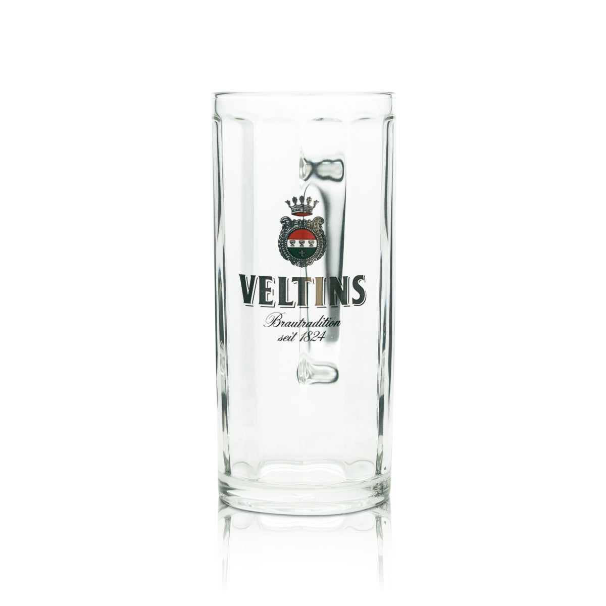 6 verres à bière Veltins 0,4 l, chope Moldau Sahm Seidel avec anse, verres à bière Pils Export Beer – Vue 2