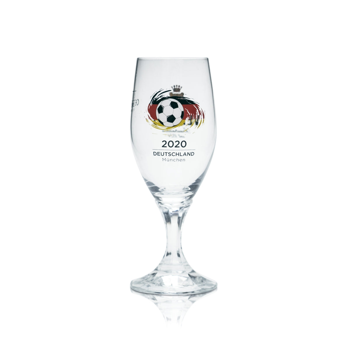 6 verres à bière Veltins 0,2 l, forme tulipe, coupe, Euro 2020, Allemagne, football, Euro 24 – Vue 2