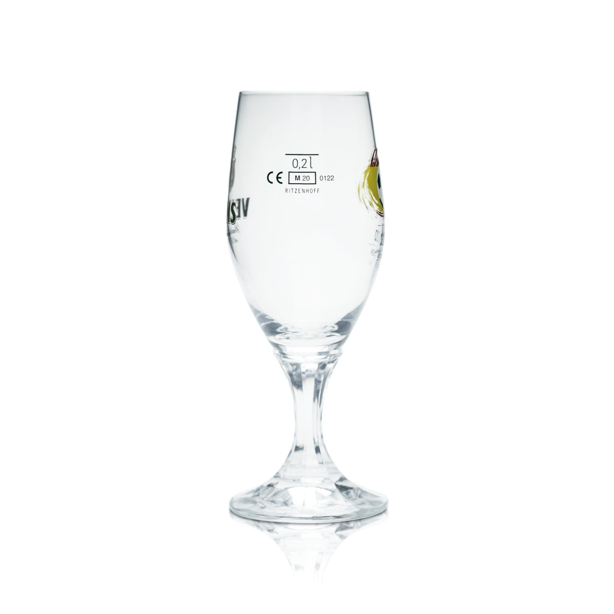6 verres à bière Veltins 0,2 l, forme tulipe, coupe, Euro 2020, Espagne, football, Euro 24 – Vue 3