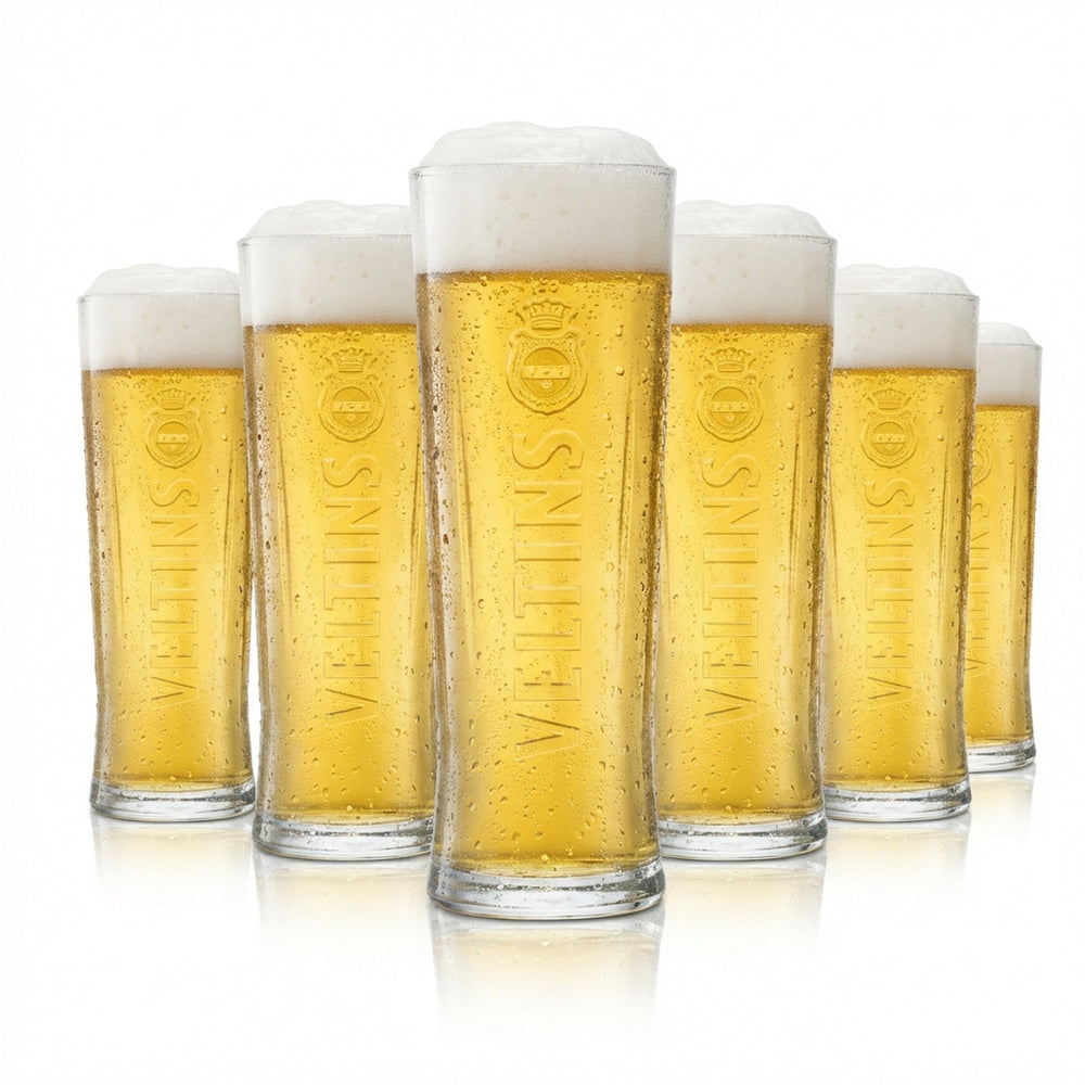 6 verres à bière Veltins 0,3 l Verres à bière Contour Coupe Verres calibrés Gastronomie Bar Pils