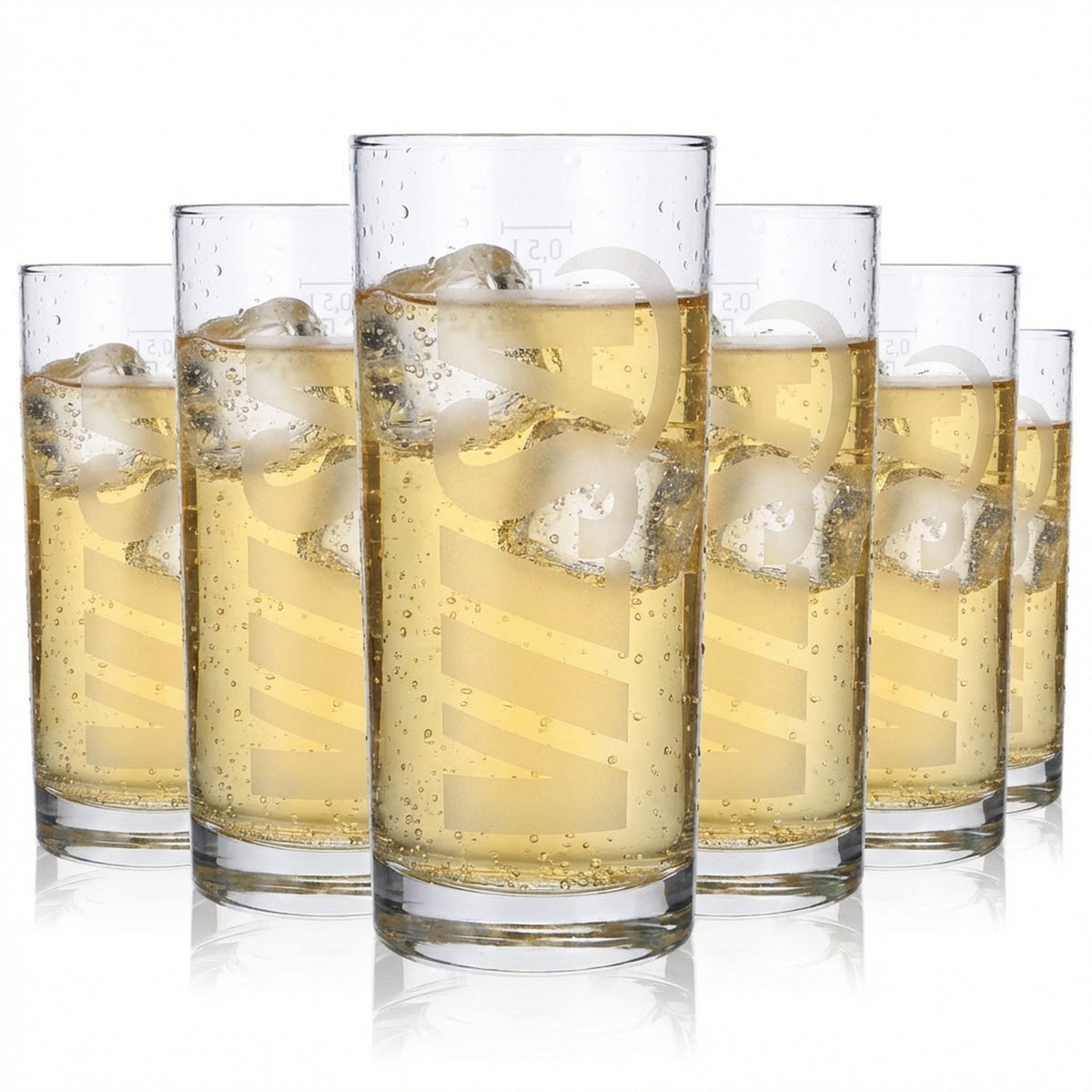 6x Vilsa Verres à eau Verres à jus 0,5 l Tasses