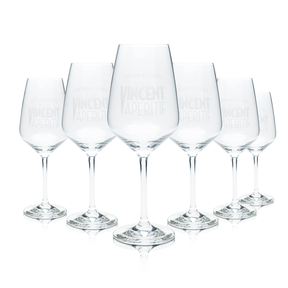 6 verres à apéritif Vincent 0,2 l à pied, verres à vin, verres à cocktail, verres à long drink, restauration