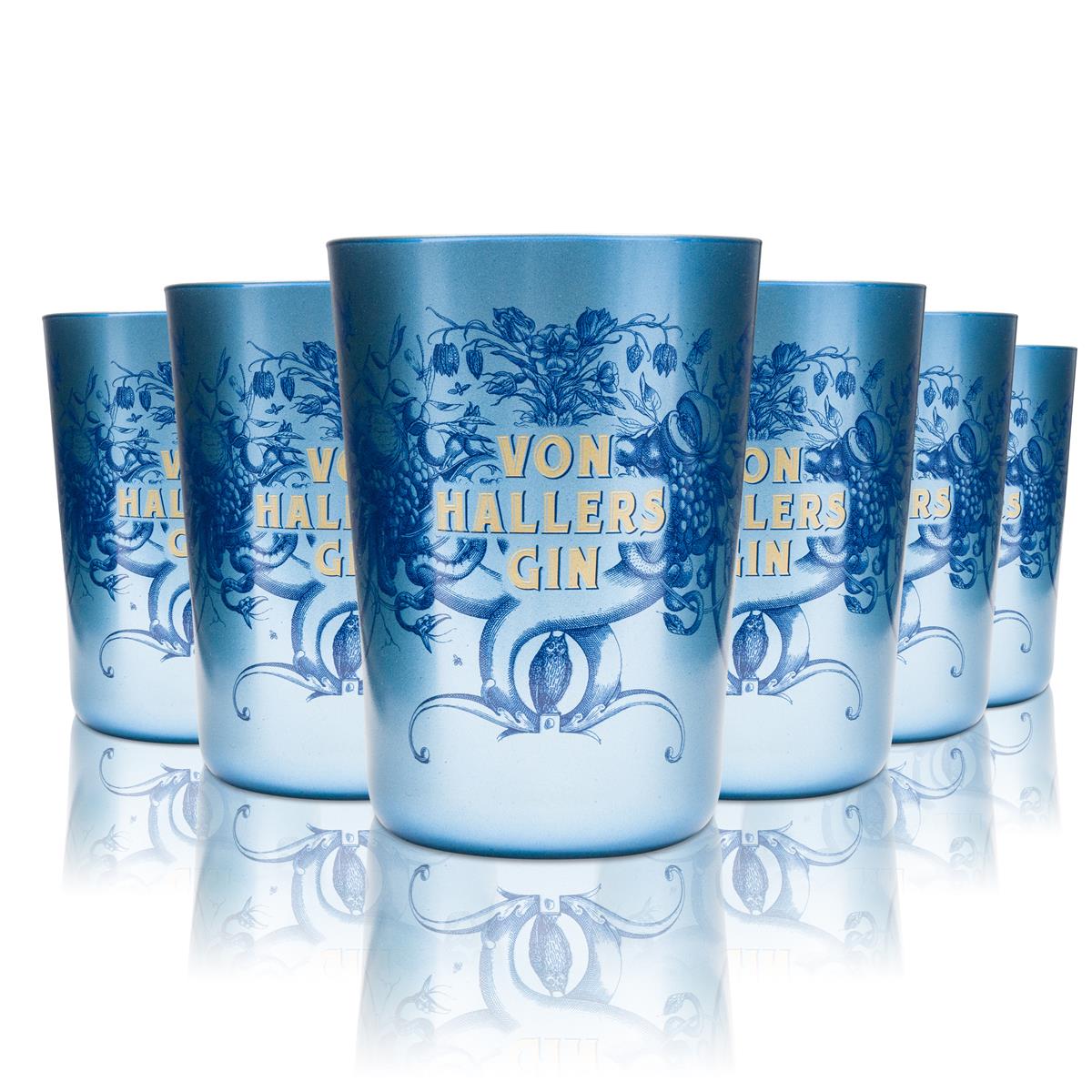 6x Verres Hallers 0,4 l Gin-Tonic Fizz Longdrink Cocktail Tumbler