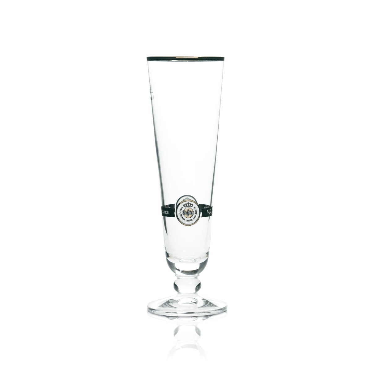 6 verres à bière Warsteiner 0,2 l, bord doré, verres à pils tulipe, verre à bière – Vue 2