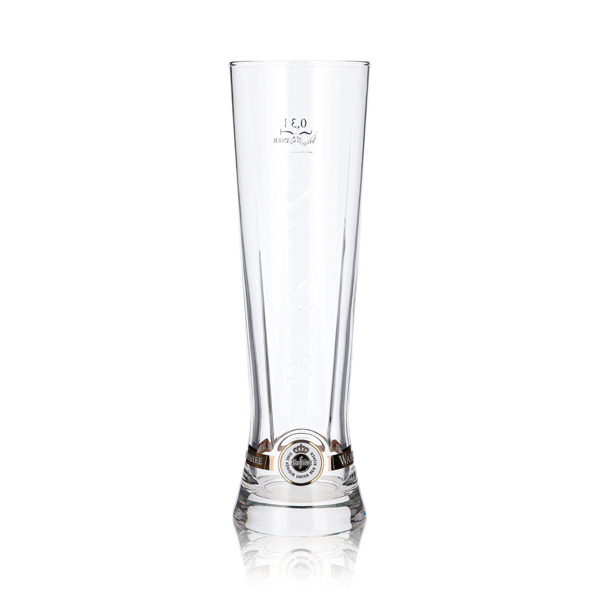 Lot de 6 verres à bière Warsteiner de 0,3 l « Starcup » avec des touches de bronze, en forme de coupe de bar – Vue 3