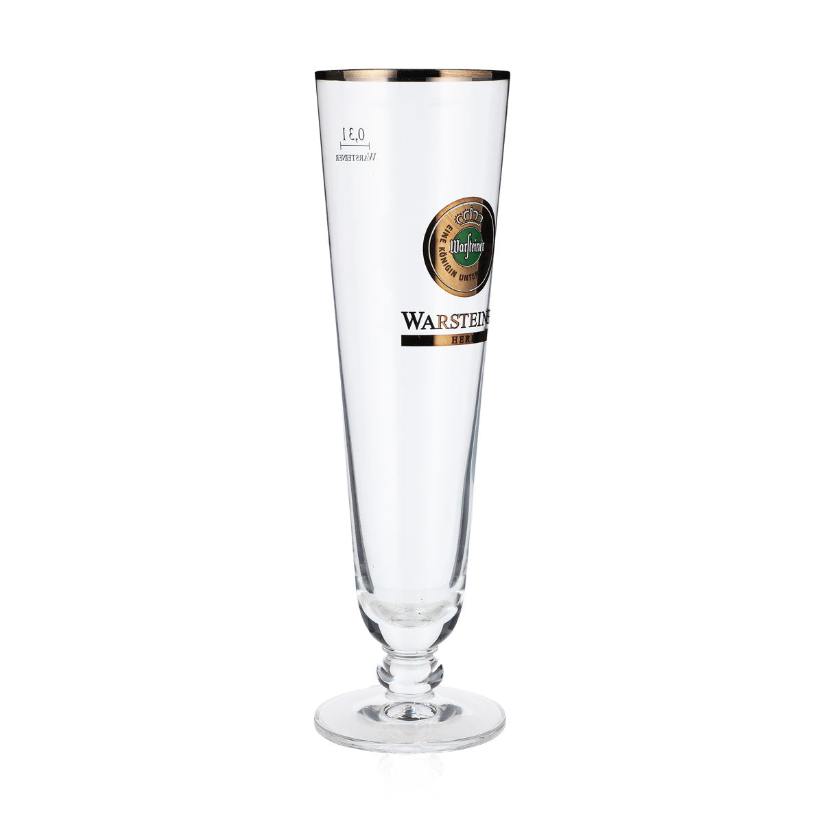 6 verres à bière Warsteiner 0,3 l Verres à bière Coupe « Herb » Bord argenté – Vue 3