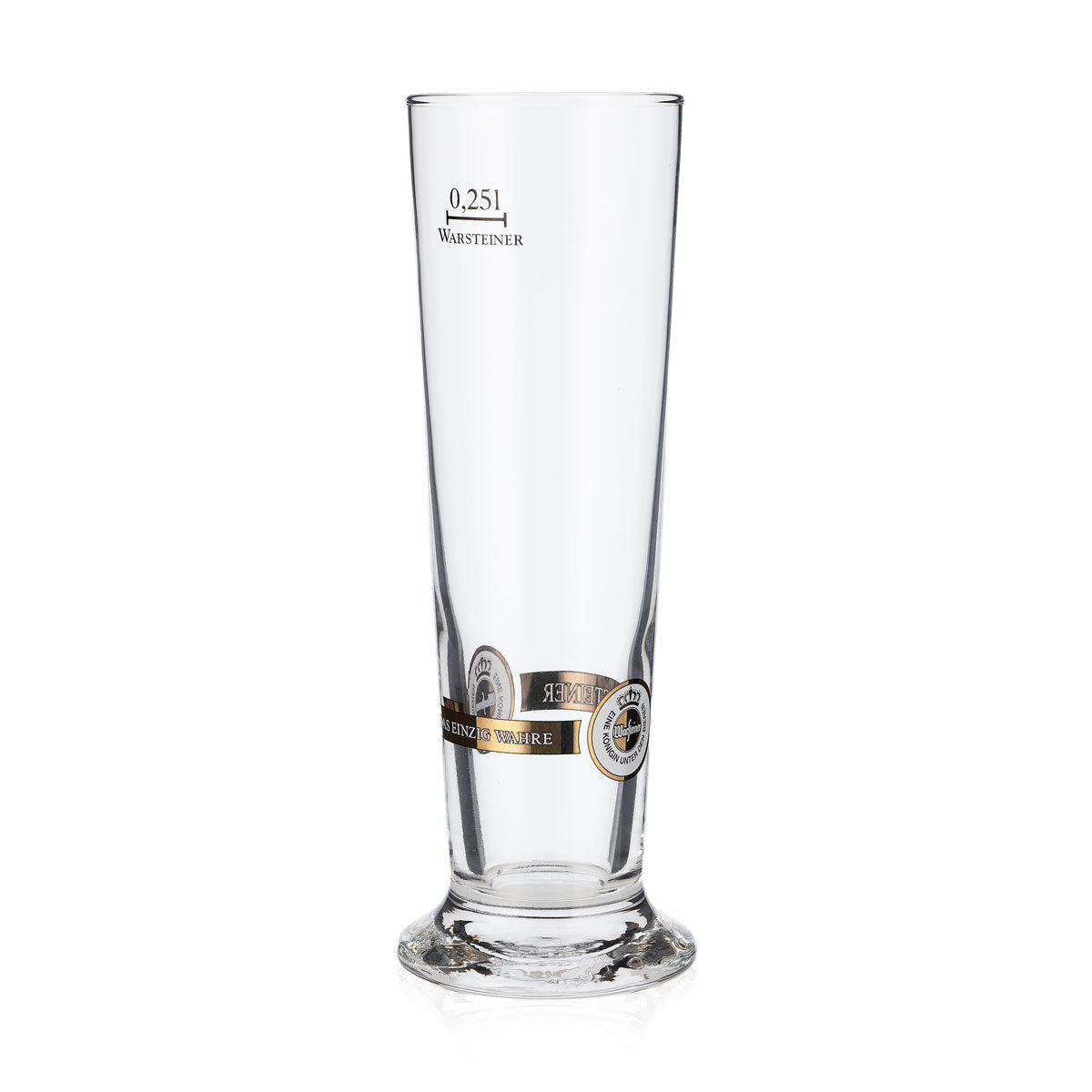 6 verres à bière Warsteiner 0,25 l Gobelet/bâton Logo en bas Rastal – Vue 3