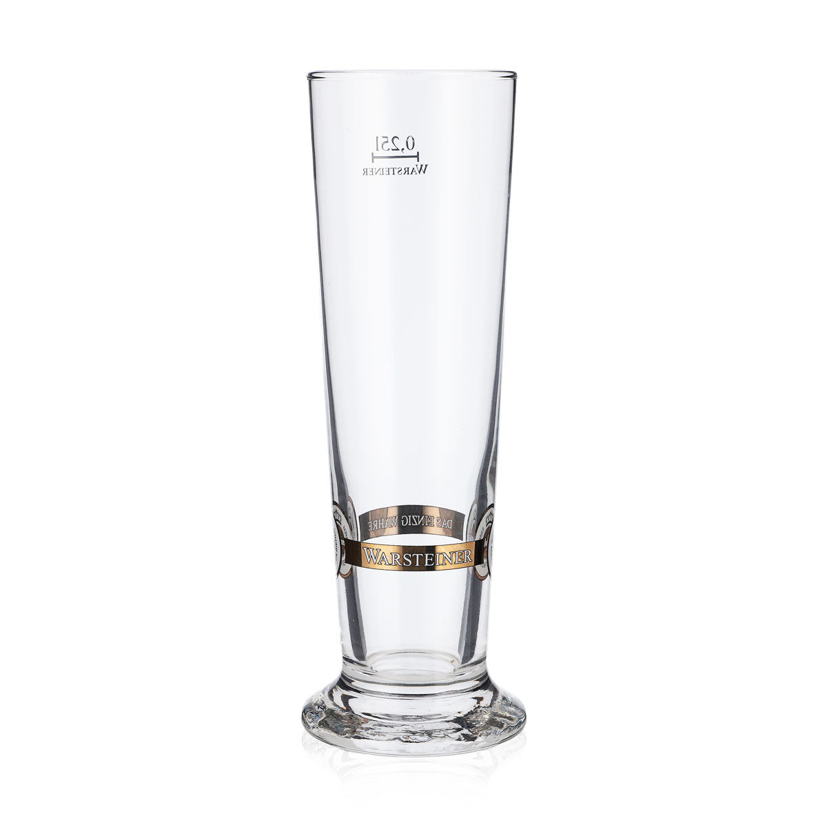 6 verres à bière Warsteiner 0,25 l Gobelet/bâton Logo en bas Rastal – Vue 5