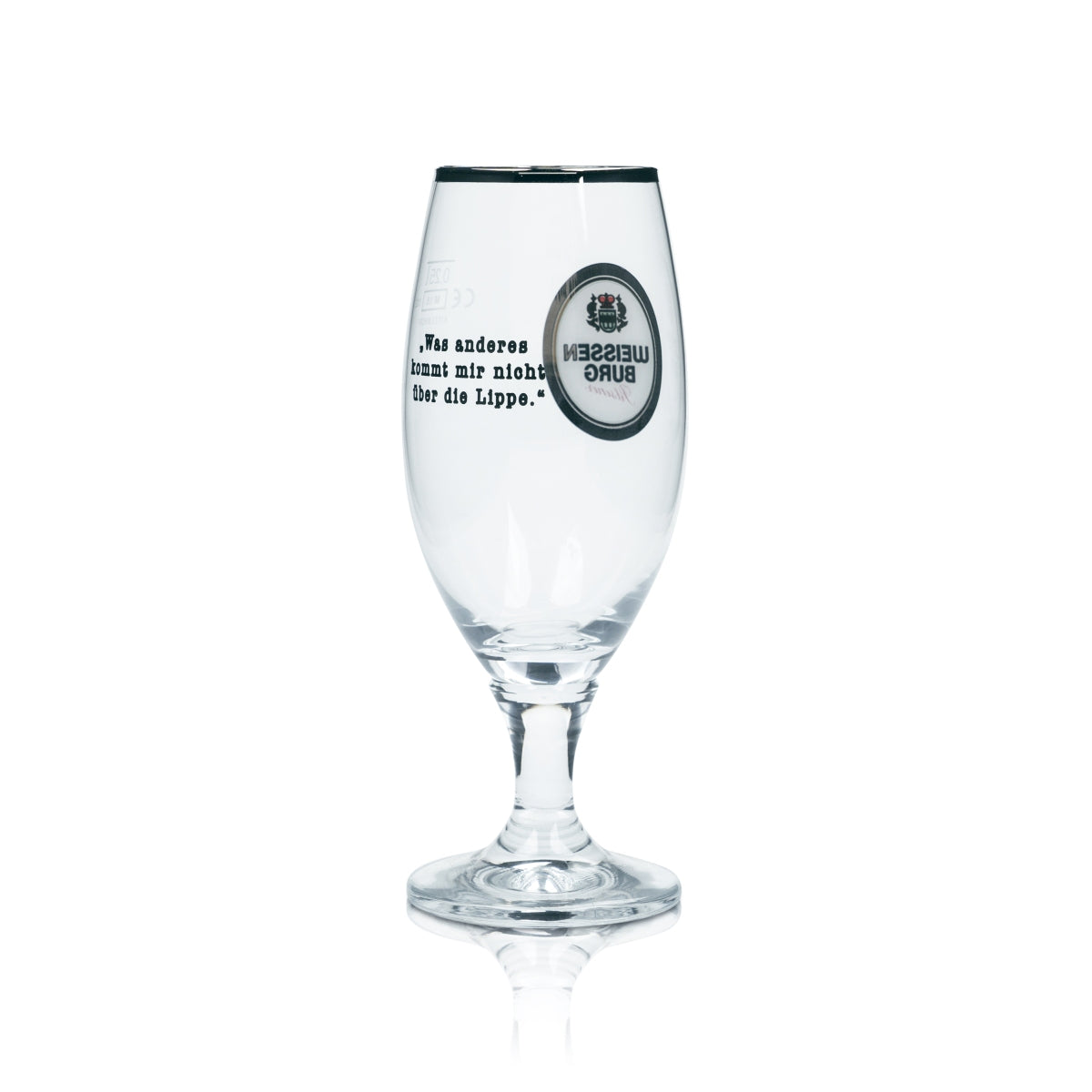 6 verres à bière Weissenburg 0,25 l, bord doré, Ritzenhoff, verres tulipes, brasserie – Vue 4