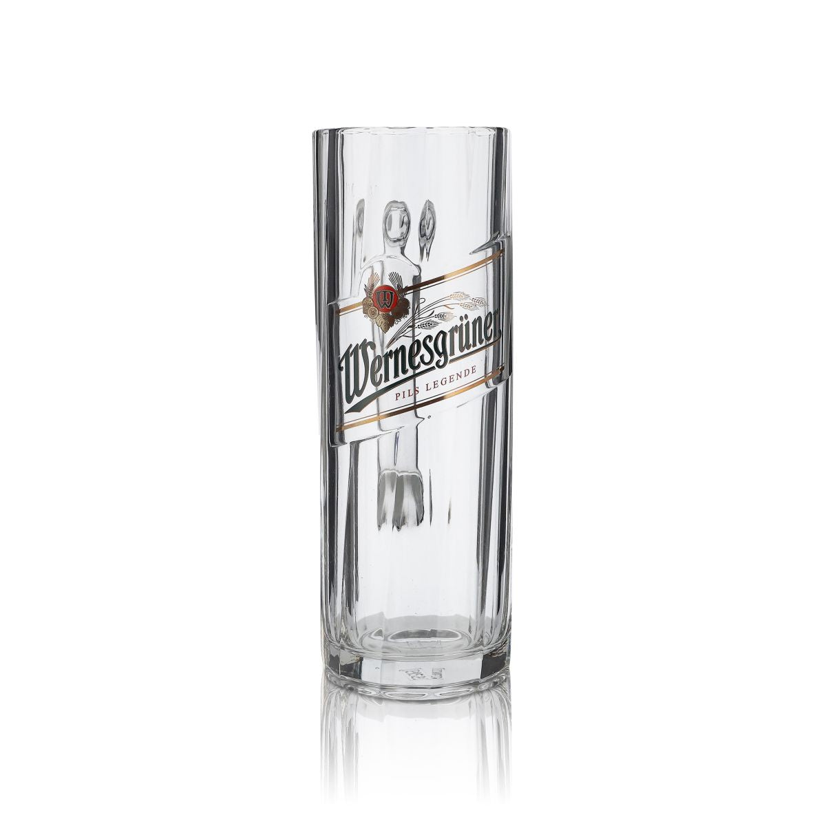 6x Wernesgrüner verre 0,4l chope de bière verre à anse Pilsener Seidel set de verres – Vue 2