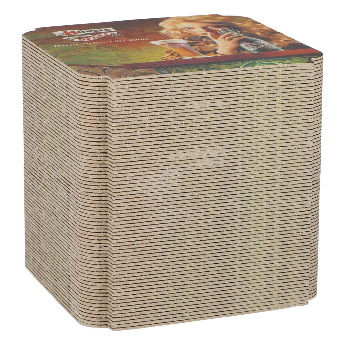70x sous-verres Hövels Bier sous-verres en verre accessoires de bar originaux – Vue 2