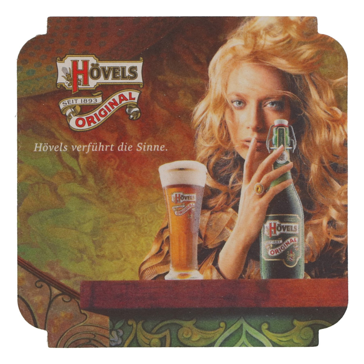 70x sous-verres Hövels Bier sous-verres en verre accessoires de bar originaux – Vue 3