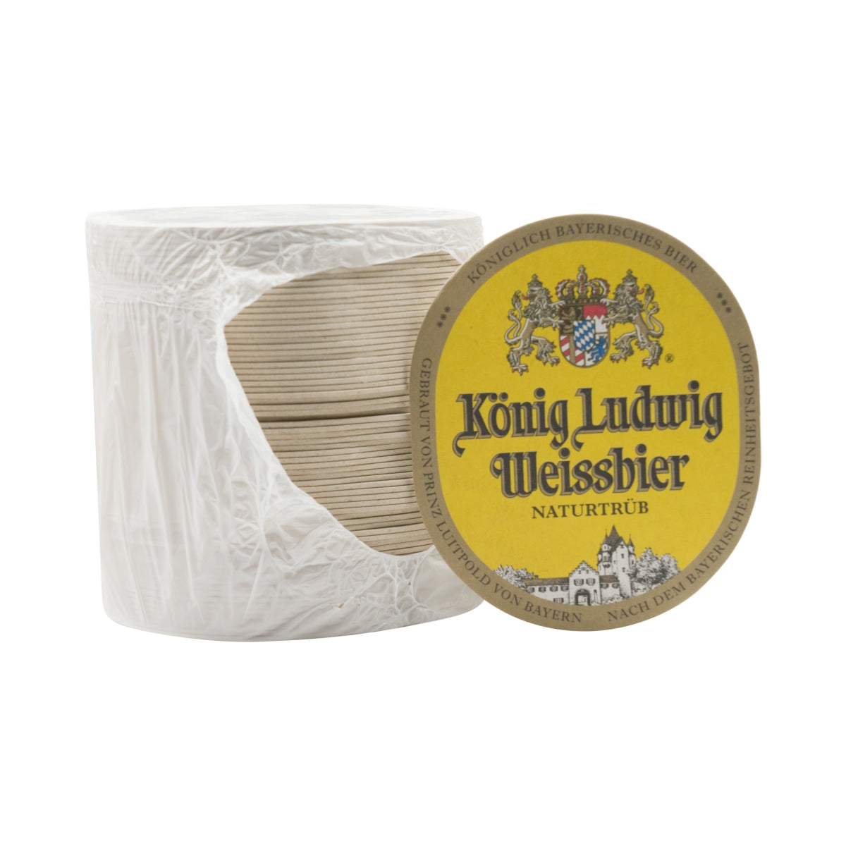 70x sous-verres à bière König Ludwig Weissbier sous-verres en feutre naturel – Vue 3