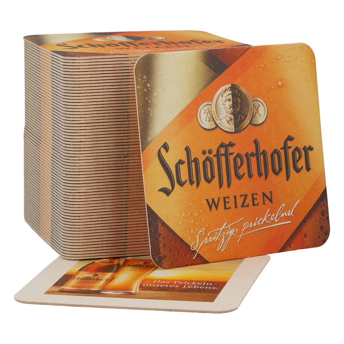 70 sous-verres Schöfferhofer « Les bulles de notre vie »
