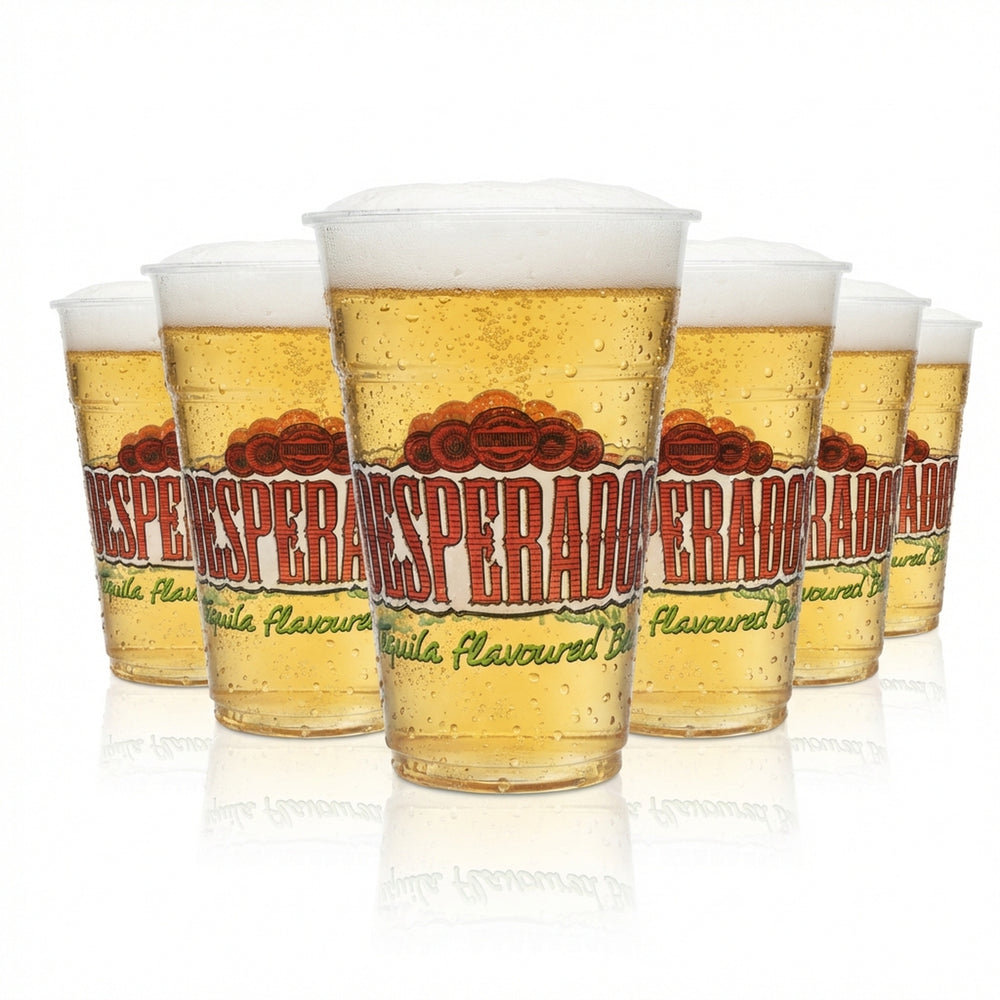 80 gobelets à bière Desperados 0,4 l jetables