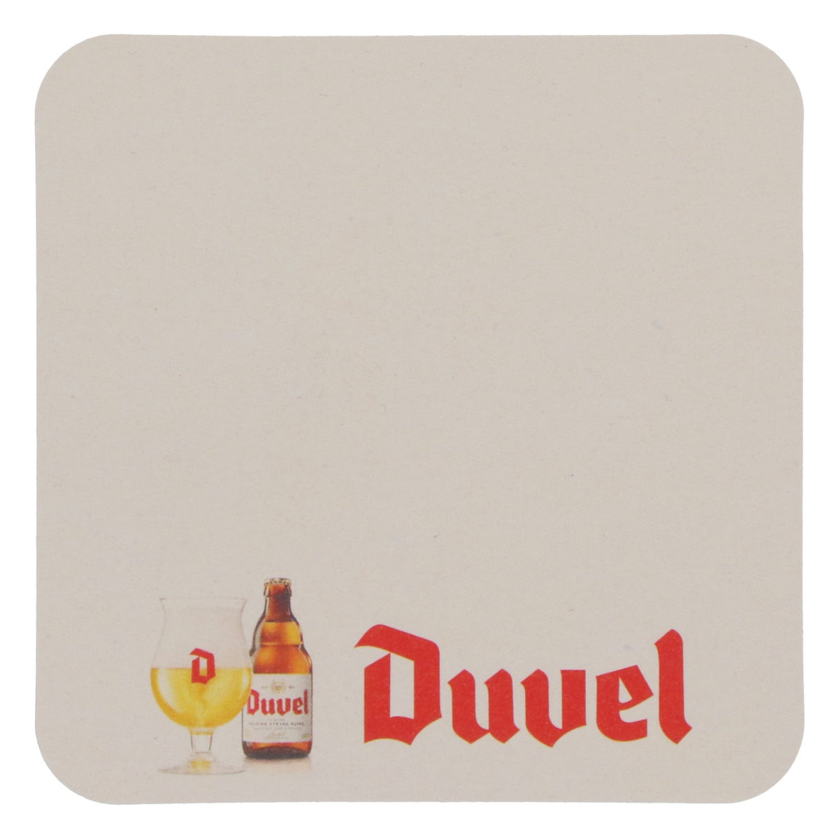 80x sous-verres Duvel sous-verres en verre couvercle 9,3x9,3 cm – Vue 4