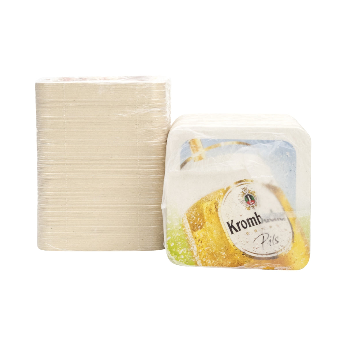 80 sous-verres Krombacher avec logo et lac