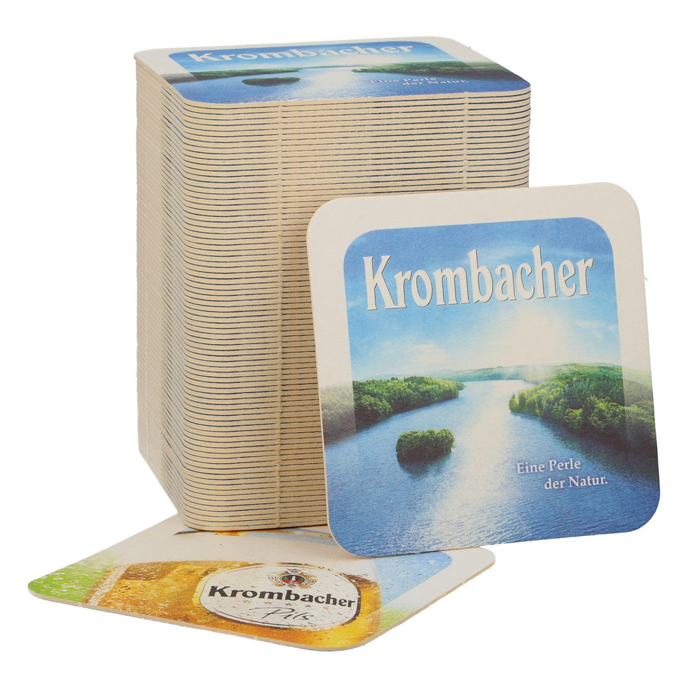 80 sous-verres à bière Krombacher pour grand verre à pils : un joyau de la nature
