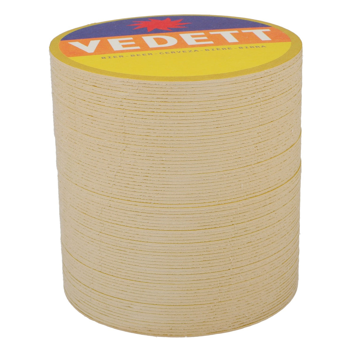 80x sous-verres Vedett Beer Coasters Sous-verres en verre Bleu/orange/jaune – Vue 4