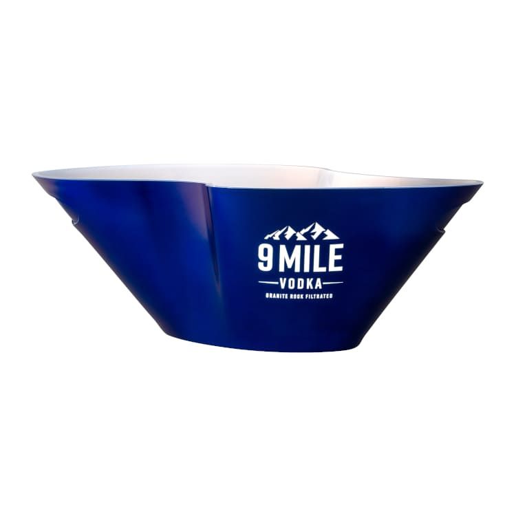 refroidisseur de bouteilles 9 Mile LED Waved Waves LED bleu Outil de service Glace Boissons Bar – Vue 2