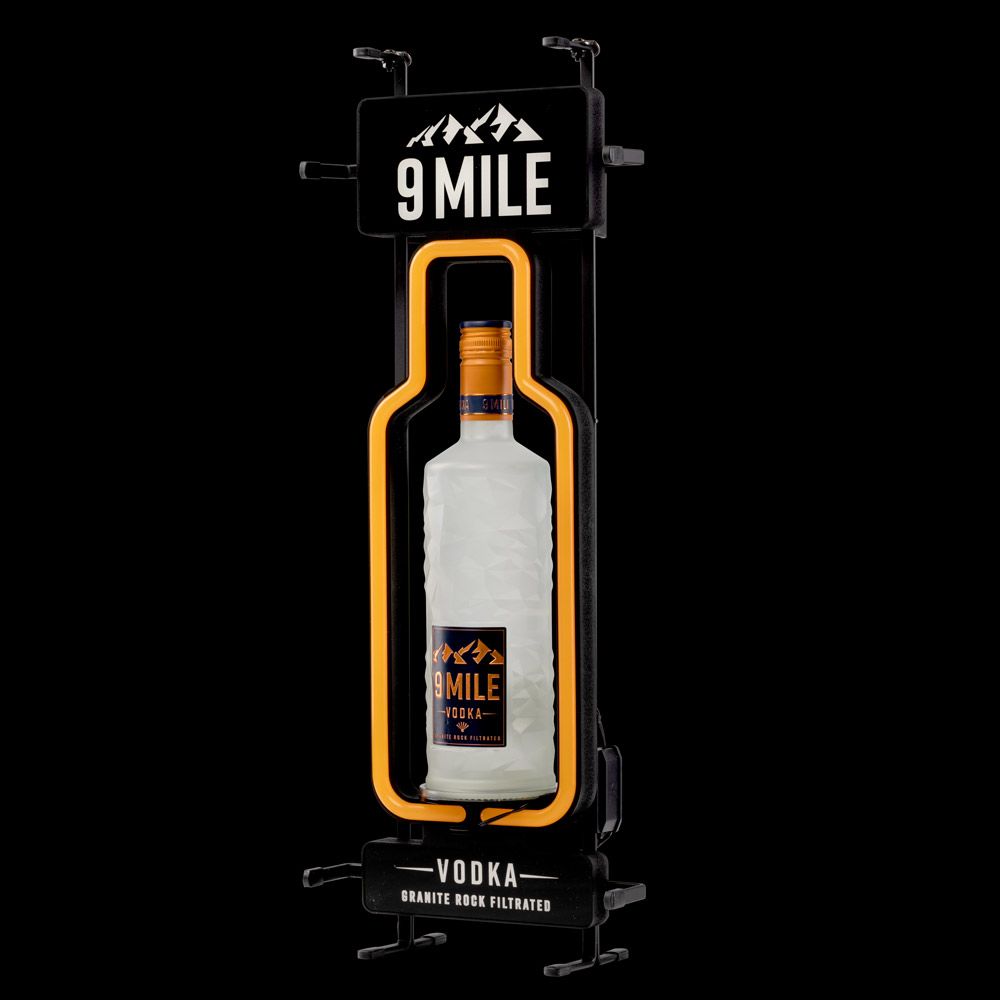 9 Mile Glorifier LED Bottleglorifier Présentoir décoratif pour bouteilles Bar Show – Vue 3