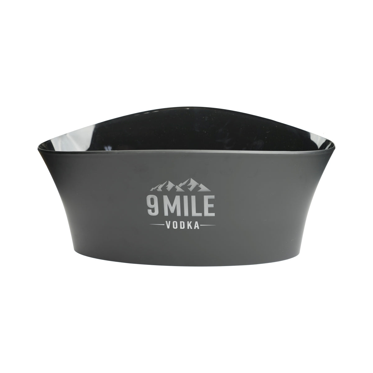 9 Mile Vodka LED Refroidisseur de bouteille rechargeable Bac à glaçons noir Jeroboam