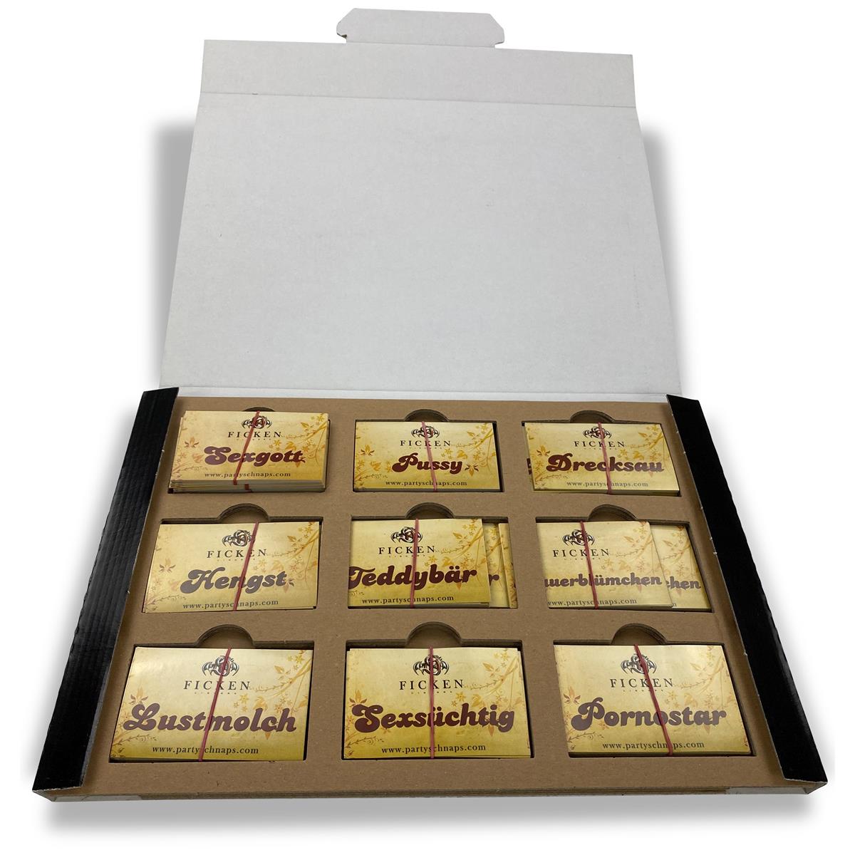 9x autocollants « Ficken » (baise) avec liqueur, femmes, lot de 30, slogans