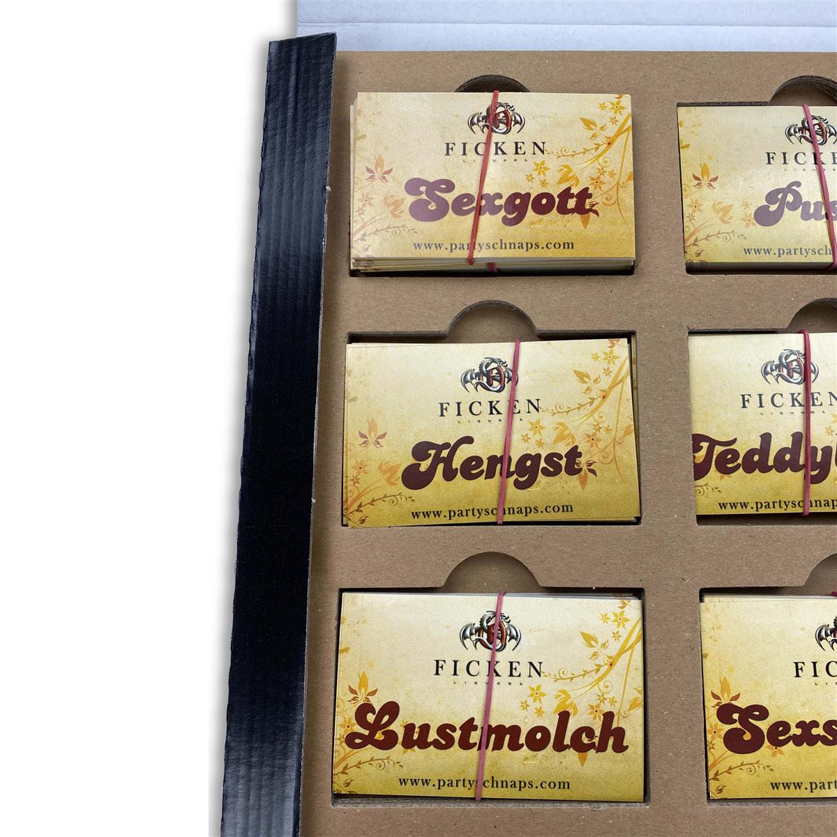9x autocollants « Ficken » (baise) avec liqueur, femmes, lot de 30, slogans – Vue 4