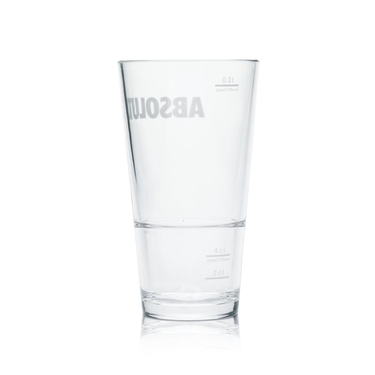 Absolut Gobelet Verre 0,3 l Plastique dur Verres réutilisables Calibré Gastronomie – Vue 2