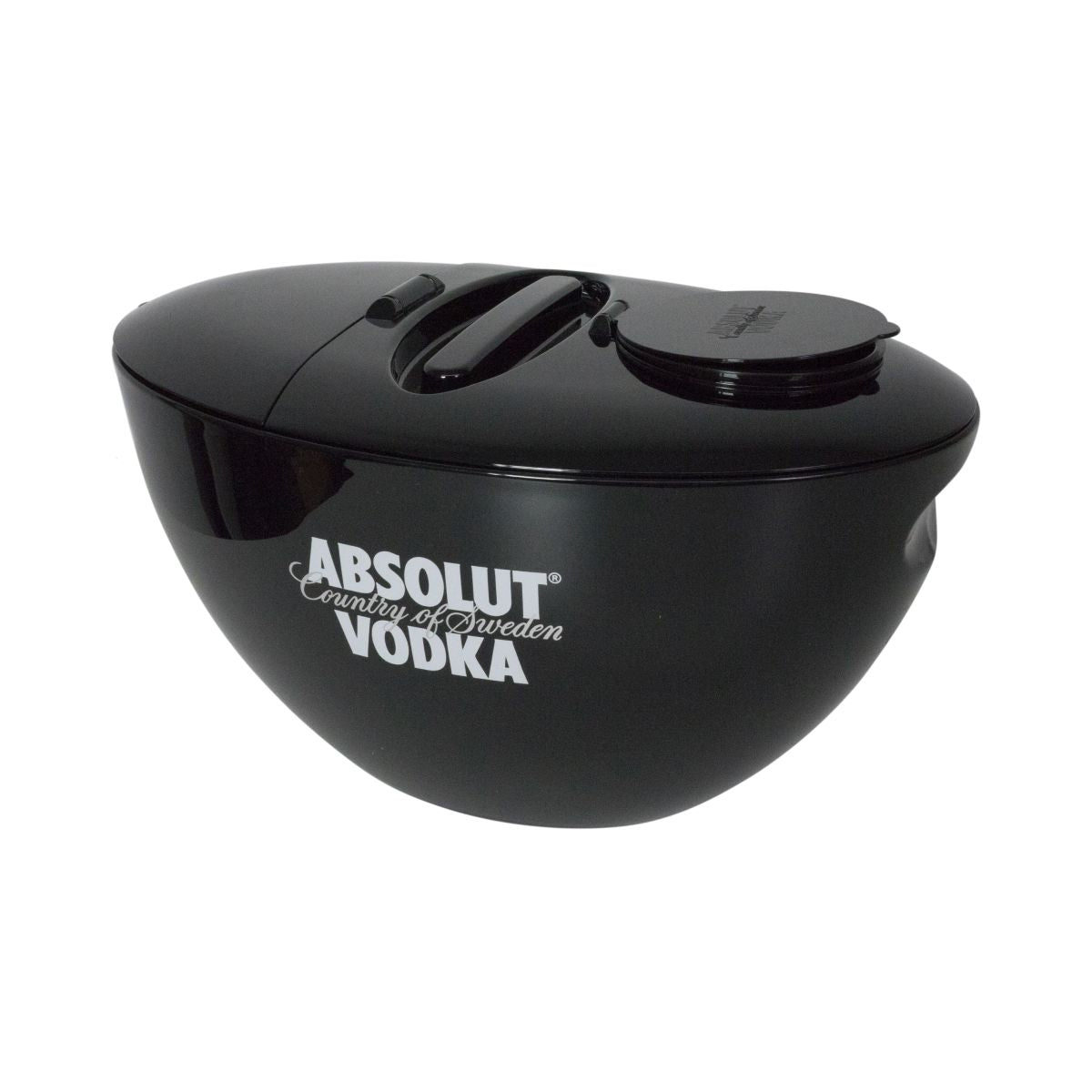 Absolut Refroidisseur de bouteille Refroidisseur de boisson Boîte à glace Couvercle Pince à glace Bac à glaçons